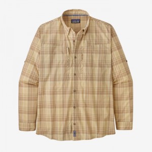 Patagonia Long-Sleeved Sun Stretch Shirt Miesten Paidat Jetty: Sespe Tan Suomi | TM1784-8507