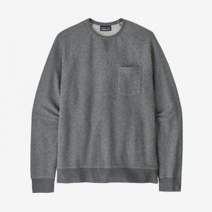 Patagonia Mahnya Fleece Crewneck Sweatshirt Miesten Puserot Harmaat Suomi | ZT2132-5785