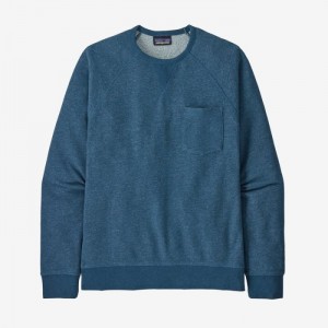 Patagonia Mahnya Fleece Crewneck Sweatshirt Miesten Puserot Sininen Suomi | TR2135-6230