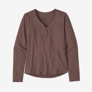 Patagonia Mainstay Henley Naisten Topit Ruskea Suomi | HV3933-4786