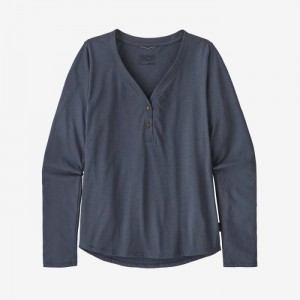 Patagonia Mainstay Henley Naisten Topit Sininen Suomi | IF3935-6525