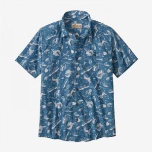 Patagonia Malihini Pataloha® Shirt Miesten Paidat Sininen Suomi | ZP1789-3224