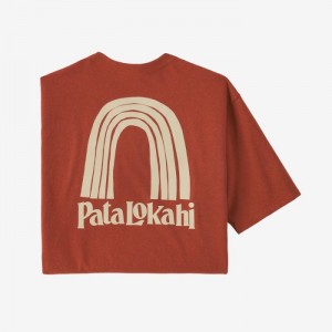 Patagonia Men’s Patalokahi Bow Pocket Responsibili-Tee® Miesten Tees Ruskea Suomi | KV2489-9055