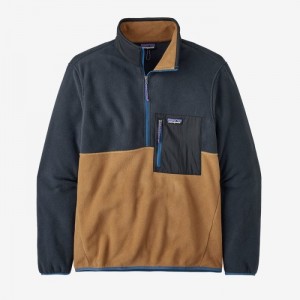 Patagonia Microdini 1/2-Zip Fleece Pullover Miesten Villapusero Ruskea Suomi | YI1530-8218