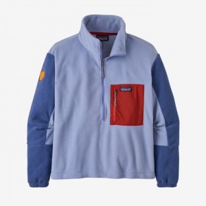 Patagonia Microdini 1/2-Zip Fleece Pullover Naisten Villapusero Vaaleansininen Suomi | LE3272-8009