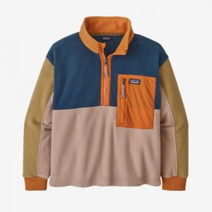 Patagonia Microdini 1/2-Zip Fleece Pullover Lasten Villapusero Pampas Tan Suomi | JD439-1935