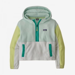 Patagonia Microdini Cropped Fleece Hoody Pullover Lasten Huppari Vihreä Suomi | OR237-5875