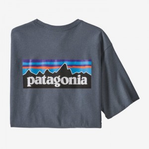 Patagonia P-6 Logo Responsibili-Tee® Miesten Tees Harmaat Suomi | PI2418-1514