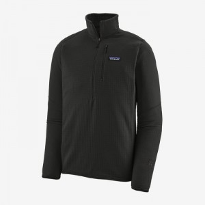 Patagonia R1® Fleece Pullover Miesten Villapusero Mustat Suomi | RT1534-4819