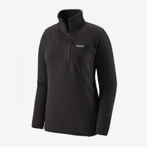 Patagonia R1® Fleece Pullover Naisten Villapusero Mustat Suomi | XW3282-5540