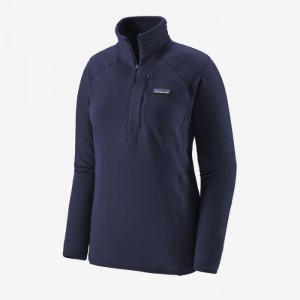 Patagonia R1® Fleece Pullover Naisten Villapusero Laivastonsininen Suomi | AM3283-7252