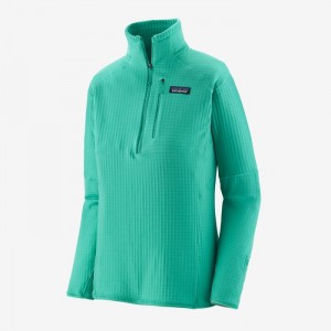 Patagonia R1® Fleece Pullover Naisten Villapusero Fresh Teal Suomi | CO3284-9209