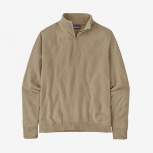 Patagonia Recycled Cashmere 1/4-Zip Sweater Miesten Villapaita Tumman Suomi | EZ2083-1317