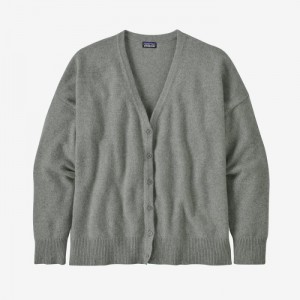 Patagonia Recycled Cashmere Cardigan Naisten Topit Harmaat Suomi | JX3941-5452