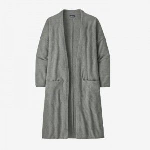 Patagonia Recycled Cashmere Long Cardigan Naisten Topit Harmaat Suomi | AX3943-4810