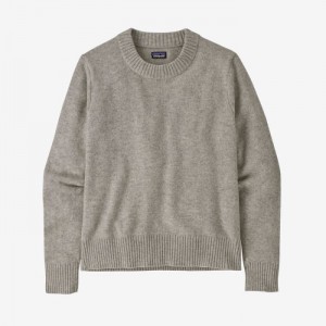 Patagonia Recycled Wool Crewneck Sweater Naisten Villapaita Harmaat Suomi | WT3628-5036