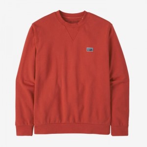 Patagonia Regenerative Organic Certified™ Cotton Crewneck Sweatshirt Miesten Puserot Punainen Suomi | QG2140-8738