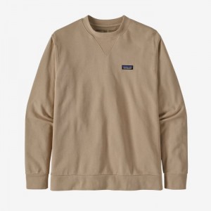 Patagonia Regenerative Organic Certified™ Cotton Crewneck Sweatshirt Miesten Puserot Oar Tan Suomi | DP2150-9116