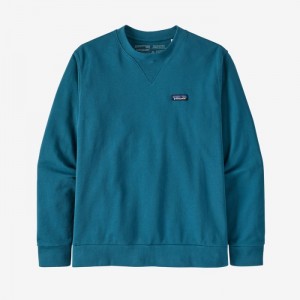 Patagonia Regenerative Organic Certified™ Cotton Crewneck Sweatshirt Miesten Puserot Sininen Suomi | VA2152-0365