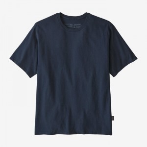 Patagonia Regenerative Organic Certified™ Cotton Lightweight Tee Miesten Tees Laivastonsininen Suomi | VI2451-4065