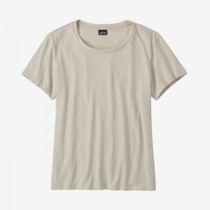 Patagonia Regenerative Organic Certified™ Cotton Tee Naisten Tees Valkoinen Suomi | AB3836-8638