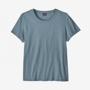 Patagonia Regenerative Organic Certified™ Cotton Tee Naisten Tees Harmaat Suomi | UK3838-0227