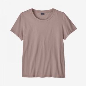 Patagonia Regenerative Organic Certified™ Cotton Tee Naisten Tees Stingray Mauve Suomi | GY3839-5346