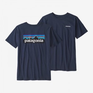 Patagonia Regenerative Organic Certified™ Cotton Graphic T-Shirt Lasten T Paidat Laivastonsininen Suomi | DL544-7206