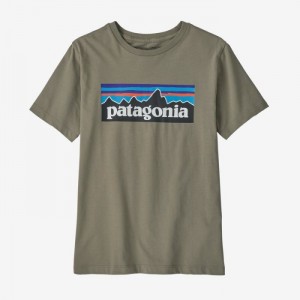 Patagonia Regenerative Organic Certified™ Cotton P-6 Logo T-Shirt Lasten T Paidat Vihreä Suomi | DB549-1238