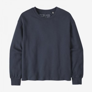 Patagonia Regenerative Organic Certified™ Cotton Essential Pullover Naisten Villapusero Sininen Suomi | NB3302-7896