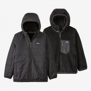 Patagonia Reversible Ready Freddy Hoody Lasten Huppari Mustat Suomi | KW249-1157