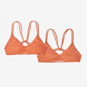 Patagonia Reversible Seaglass Bay Bikini Top Naisten Bikinit Oranssi Suomi | CG4363-6944