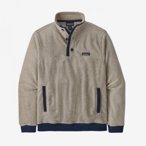 Patagonia Shearling Button Fleece Pullover Miesten Villapusero Natural Suomi | VV1544-2786