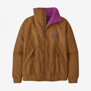 Patagonia Shelled Synchilla® Jacket Naisten Takit Ruskea Pinkki Suomi | TG2991-8443