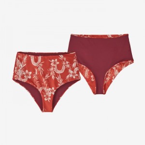 Patagonia Sunrise Slider Bikini Bottoms Naisten Bikinit Punainen Suomi | SO4264-4116