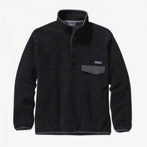 Patagonia Synchilla® Snap-T® Fleece Pullover Miesten Villapusero Mustat Harmaat Suomi | OV1549-1893