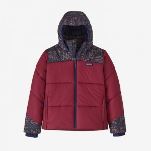 Patagonia Synthetic Puffer Hoody Lasten Huppari Punainen Suomi | MJ257-5604