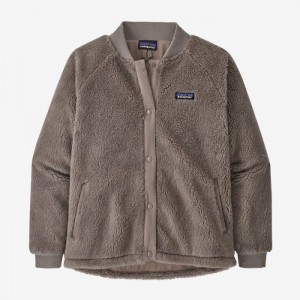 Patagonia Woolyester Pile Fleece Bomber Jacket Naisten Takit Furry Taupe Suomi | BO3039-2632